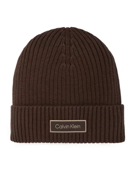 Calvin Klein czapka brązowa