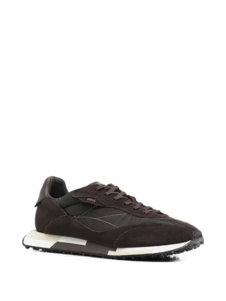 Sneakerși Ghōud din piele de căprioară maro