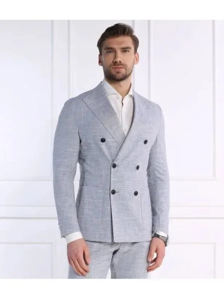 Windsor Zakó 13 | Shaped fit gyapjú hozzáadásával kék