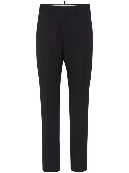 Pantaloni Dsquared2 de lână negru