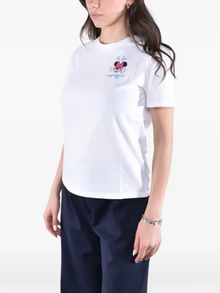 Tricou Mc2 Saint Barth cu imagine alb