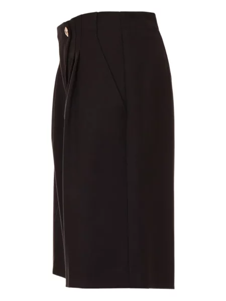 Pantaloni scurți Just Cavalli plisate negru