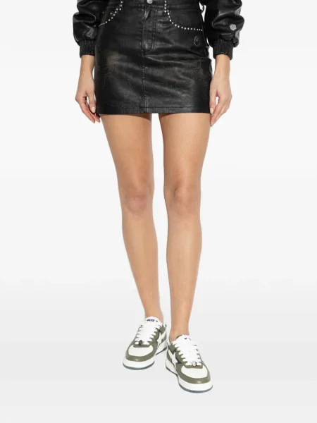 Fusta mini A Bathing Ape® cu tepi negru