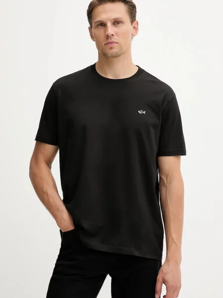 Majica Paul&Shark Knitwear bez uzorka crna