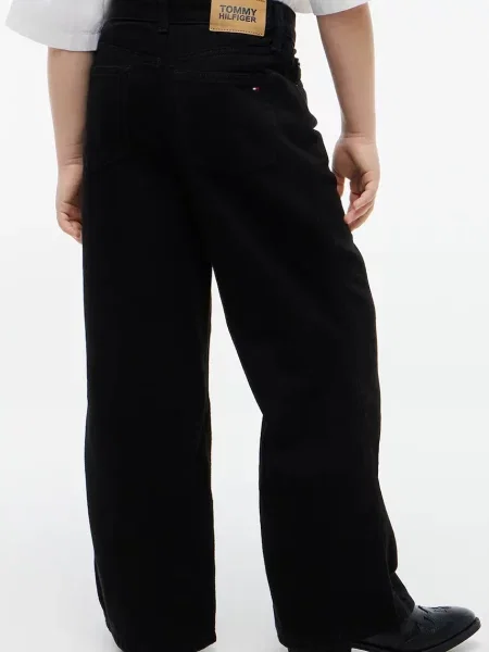Tommy Hilfiger дънки straight за деца MABEL черно