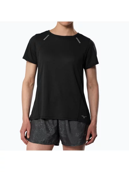 Tricou de alergare pentru femei Mizuno Active DryAeroFlow Tee black negru