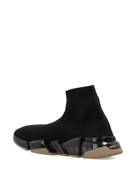 Slip-on маратонки Balenciaga Speed с автограф черно