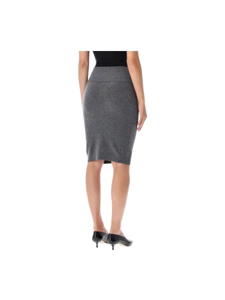 Spódnica ołówkowa Stella Mccartney wełniana szara