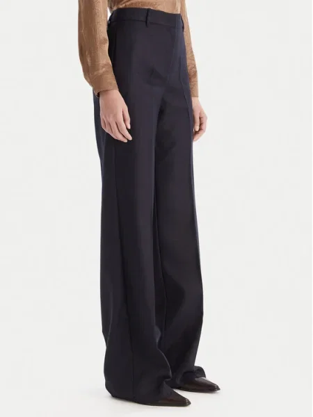 Marella Pantaloni palazzo Renoir Bleumarin Wide Leg