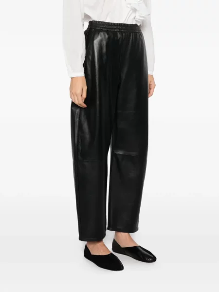 Pantaloni Arma din piele negru