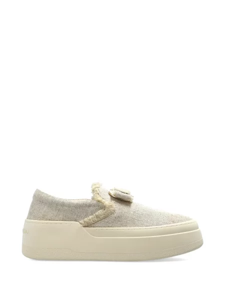 Sneakerși Ferragamo cu franjuri