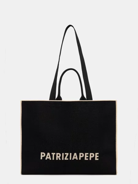 Geantă de mână Patrizia Pepe negru