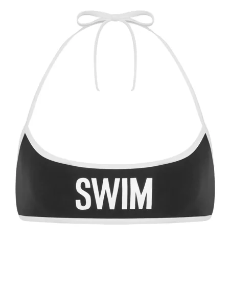 Bikini Moschino cu imagine negru