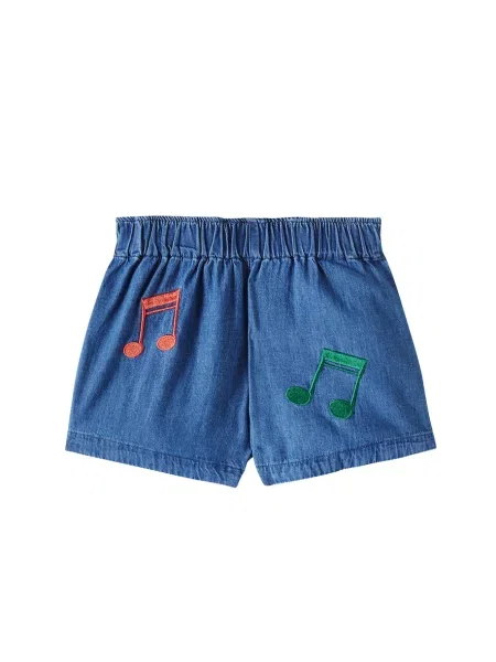 Τζιν σορτς Mini Rodini μπλε