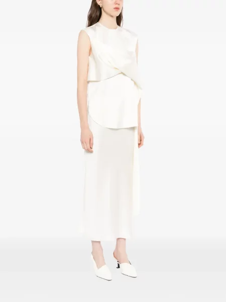 Bluzka Litkovska asymetryczna biała