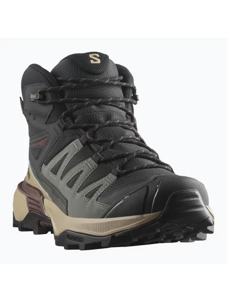 Încălțăminte de trekking pentru bărbați Salomon X Ultra MID GTX phantom/desert tan maro