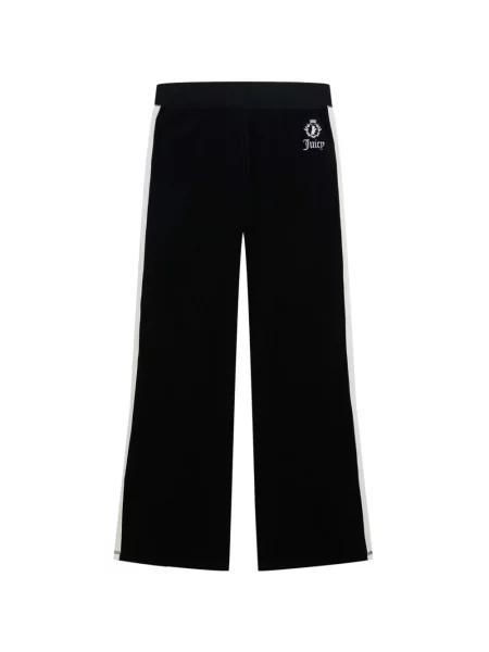 Pantaloni Juicy Couture alergare cu autograf negru