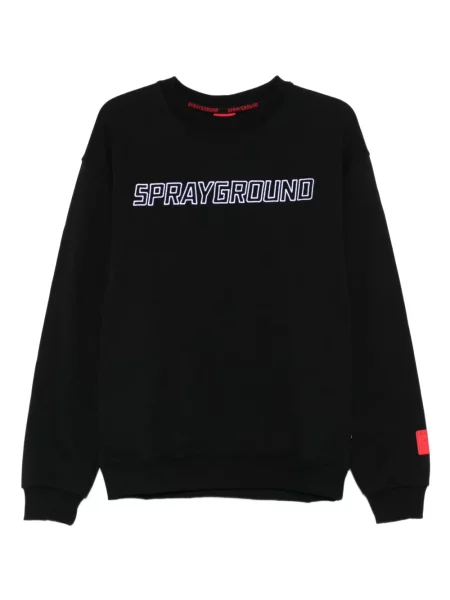Hanorac Sprayground cu broderie negru
