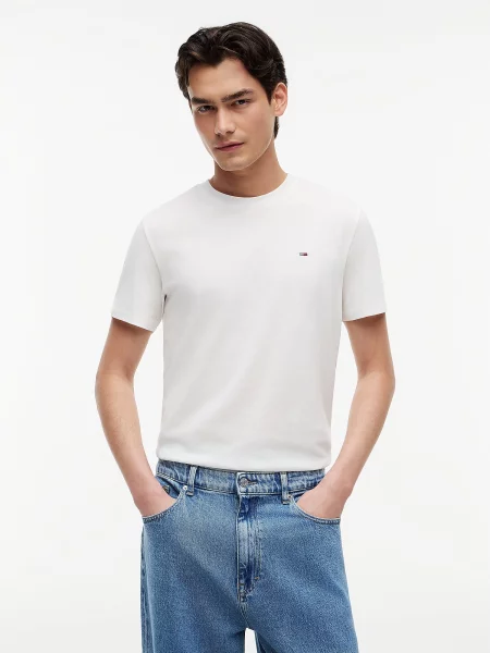 Tommy Jeans Set 2 tricouri Écru alb