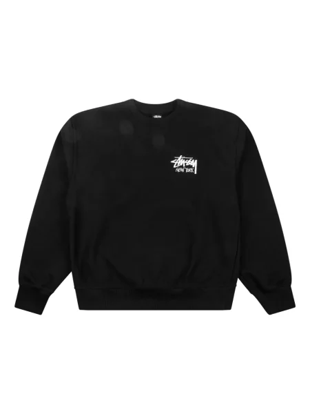 Hanorac crewneck Stüssy negru
