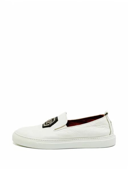 Chiloți Philipp Plein slip-on alb