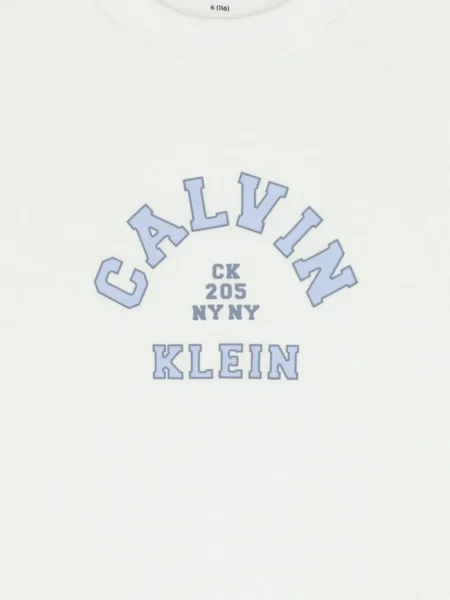 Koszulka dziecięca Calvin Klein biała