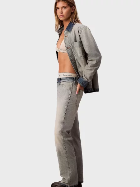 Джинсы Calvin Klein Jeans серые