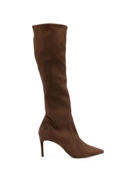 Botine Stuart Weitzman din piele de căprioară maro