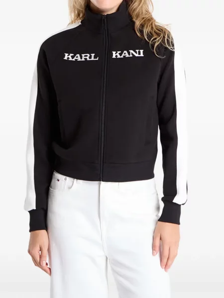 Geacă Karl Kani cu dungi cu autograf negru