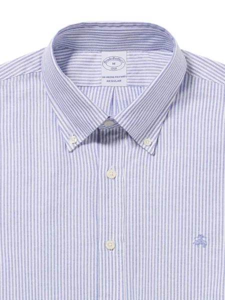 Csíkos twill ing Brooks Brothers fehér