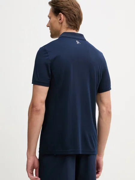 Polo Lacoste Tennis x Novak Djokovic granatowy S niebieska