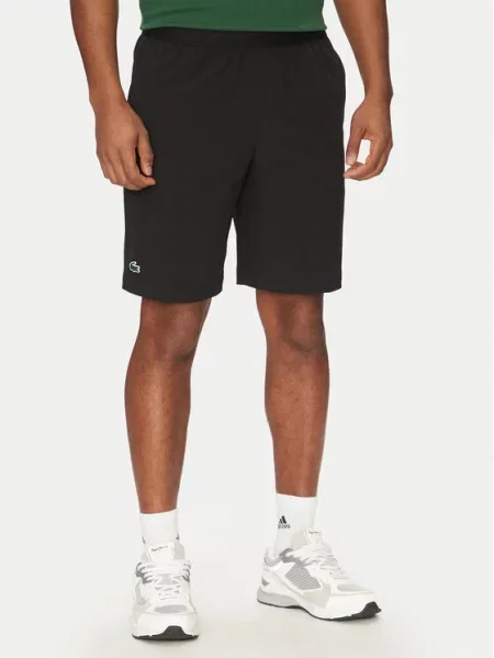 Αθλητικό σορτς Lacoste μαύρο