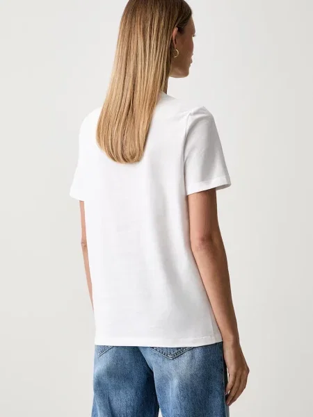 Elisabetta Franchi Póló | Oversize fit fehér