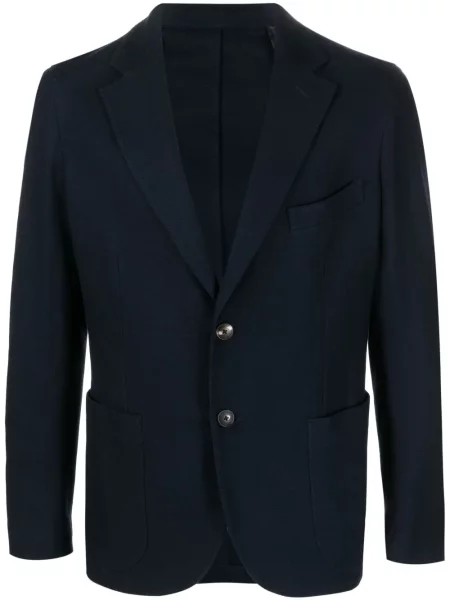 Sacou Barba cu un singur rând de nasturi albastru