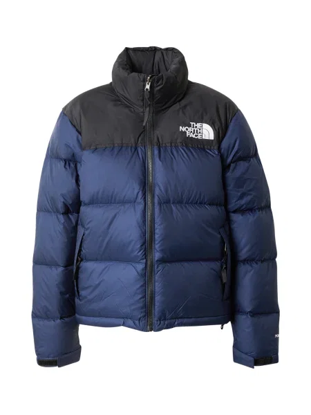 THE NORTH FACE Geacă de iarnă Retro Nuptse bleumarin / negru alb