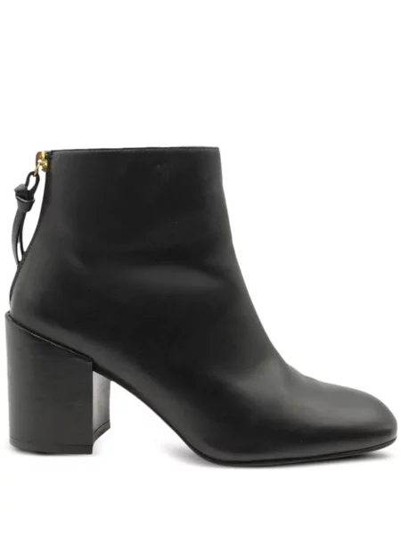 Botki Stuart Weitzman skórzane czarne