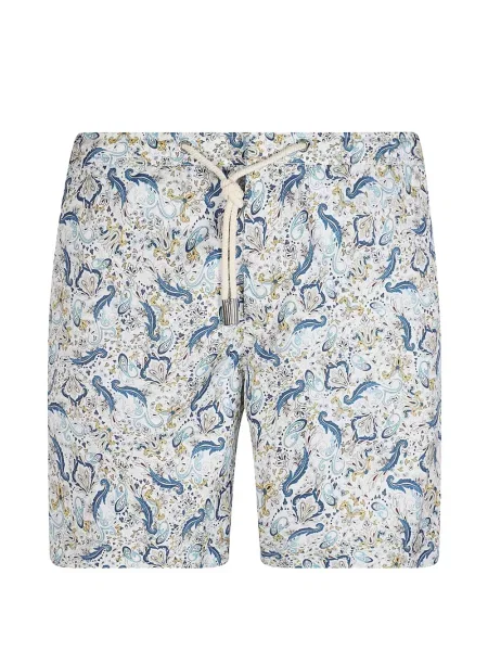 Slip de baie Orlebar Brown cu imagine cu model paisley maro
