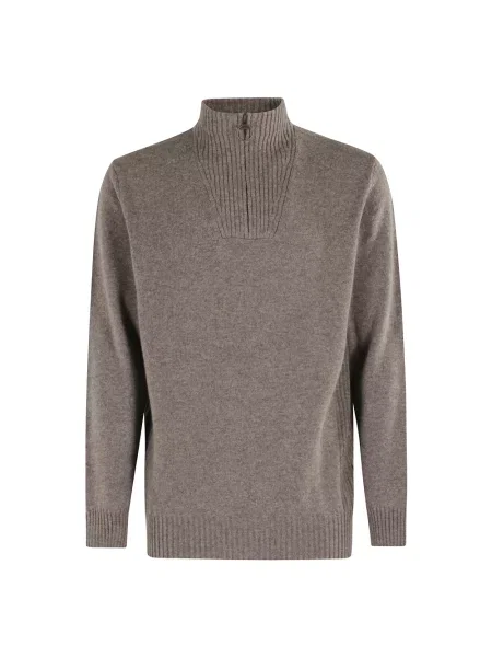 Sweter Barbour klasyczny szary