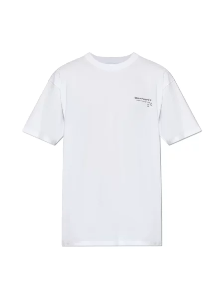 T-shirt Carhartt WIP S/S Garble T-Shirt UNISEX White XL biała