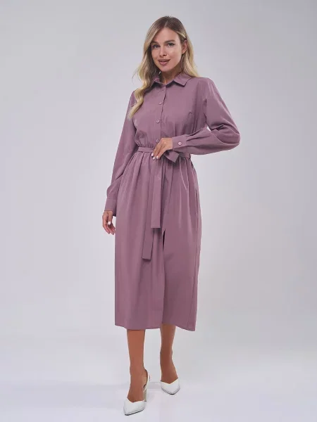 ISSA Plus Сукня міді коричневий