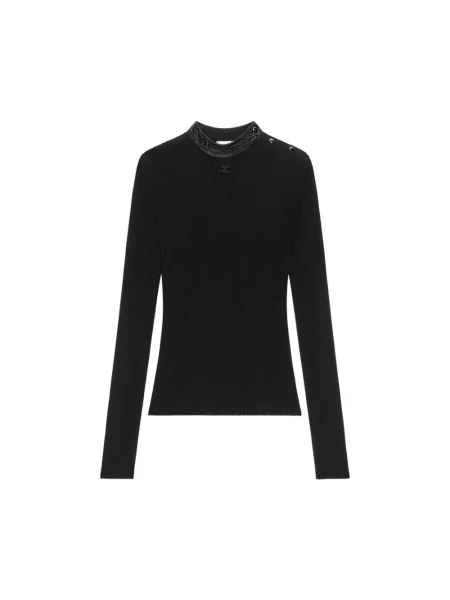 Sweter Courreges czarny