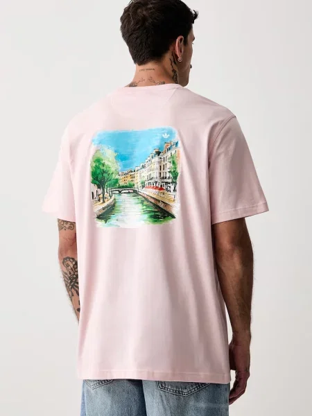 Adidas Originals tričko pánske ružová
