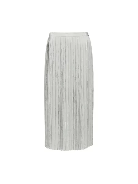Spódnica midi Mm6 Maison Margiela szara