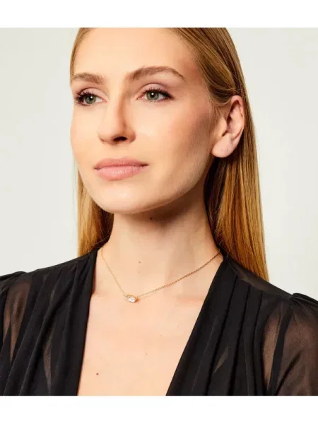Swarovski Lánc arany / átlátszó sárga