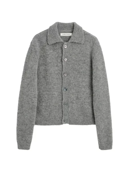 Gulerat cardigan Sunflower gri