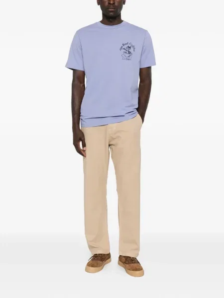 Tricou Bowery cu imagine violet