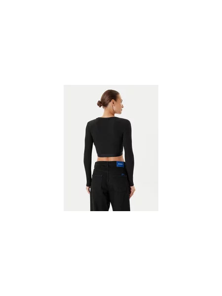 Guess Bluza Regular Fit črna