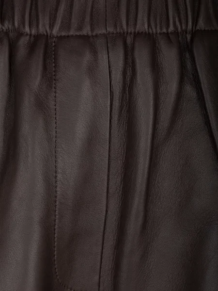 Pantaloni A.l.c. din piele maro