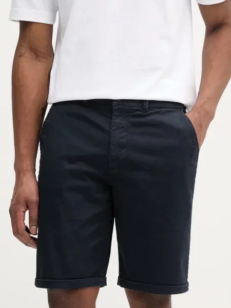 Barbour pantaloni scurți Washed Twill Chino Short bărbați bleumarin