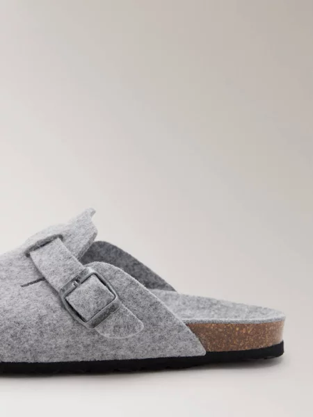 Filcowe chodaki Kobieta 36 MANGO szary